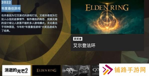 Steam2022年度大奖名单